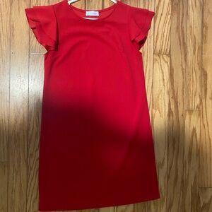 Ces Femme Vibrant Red Formal Kids Dress